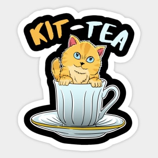 Kit Tea Sticker